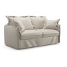 Canapé convertible express - 3 places - MYKONOS - Tissu beige - 185 x