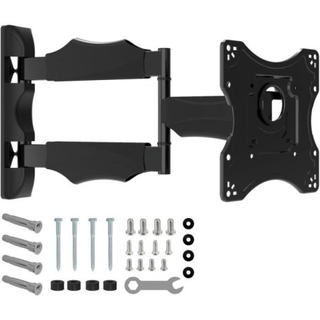 NANOOK Support Mural orientable et inclinable pour téléviseurs 19-43