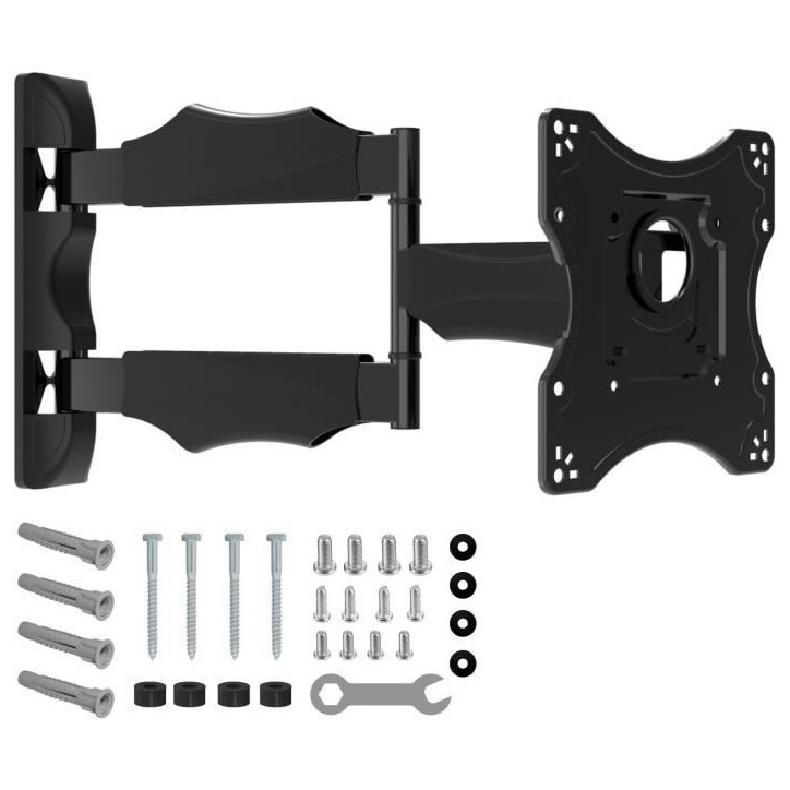 NANOOK Support Mural orientable et inclinable pour téléviseurs 19-43 Pouces - Support Mural pour téléviseurs LCD, LED, QLED NANOOK Support Mural orientable et inclinable pour téléviseurs 19-43 Pouces - Support Mural pour téléviseurs LCD, LED, QLED