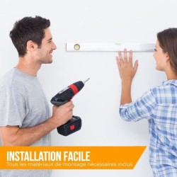 NANOOK Support Mural orientable pour téléviseurs 40-65 Pouces - Incl