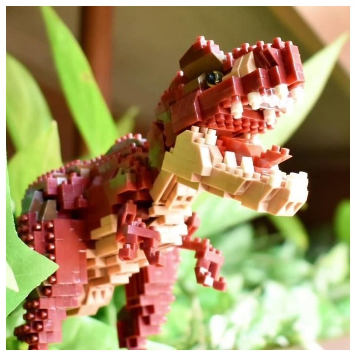 Figurine en briques - BANDAI - NANOBLOCK - Tyrannosaurus Rex Deluxe - 850 pcs Figurine en briques - BANDAI - NANOBLOCK - Tyrannosaurus Rex Deluxe - 850 pcs