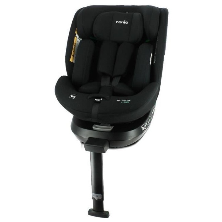 NANIA Siege auto isofix SPIRIT, Groupe 0/1/2/3, de 0 a 10 ans, 0-36 kg, 40-150 cm, R 129– Tetiere réglable - Inclinable - Piv NANIA Siege auto isofix SPIRIT, Groupe 0/1/2/3, de 0 a 10 ans, 0-36 kg, 40-150 cm, R 129– Tetiere réglable - Inclinable - Piv