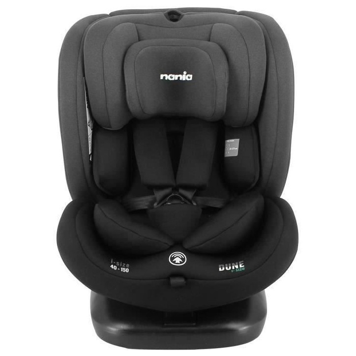 NANIA Siege auto isofix DUNE, Groupe 0/1/2/3, de 0 a 10 ans, 0-36 kg, 40-150 cm, R 129 – Tetiere réglable - Inclinable - Pivo NANIA Siege auto isofix DUNE, Groupe 0/1/2/3, de 0 a 10 ans, 0-36 kg, 40-150 cm, R 129 – Tetiere réglable - Inclinable - Pivo