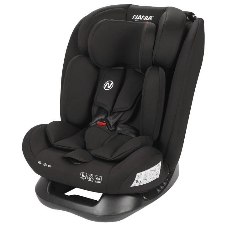 Siege auto - NANIA - Prato - enfants de 40-150 cm (0-12 ans) - Groupe 0/1/2/3 - I-size - Évolutif - Inclinable - Avec réducteu Siege auto - NANIA - Prato - enfants de 40-150 cm (0-12 ans) - Groupe 0/1/2/3 - I-size - Évolutif - Inclinable - Avec réducteu