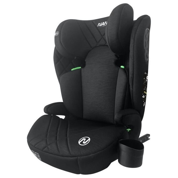 Siege auto isofix - NANIA - BARI - Groupe 2/3 - I-size - Noir Siege auto isofix - NANIA - BARI - Groupe 2/3 - I-size - Noir