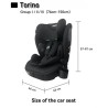 Siege auto ceinturé - NANIA - TORINO - Groupe 1/2/3 - I-size - Avec r