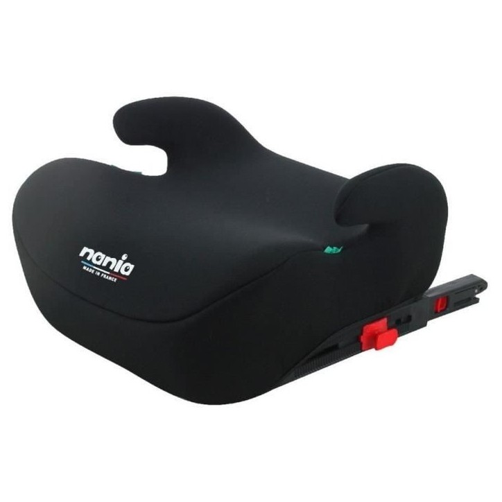 Siege auto réhausseur - NANIA - Bubblefix - Groupe 3 - Isofix - I-Size - 126-150 cm - Noir Siege auto réhausseur - NANIA - Bubblefix - Groupe 3 - Isofix - I-Size - 126-150 cm - Noir
