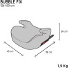 Siege auto réhausseur - NANIA - Bubblefix - Groupe 3 - Isofix - I-Siz