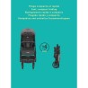 NANIA - Poussette compacte - MYLA - 4 roues - Noir