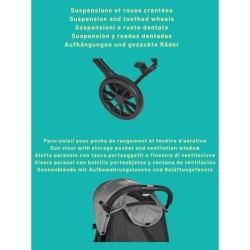 NANIA - Poussette compacte - MYLA - 4 roues - Noir