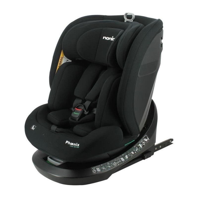 Siege auto isofix - NANIA - PHoeNIX - Groupe 0/1/2/3 - I-Size - Pivota