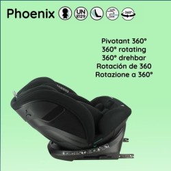 Siege auto isofix - NANIA - PHoeNIX - Groupe 0/1/2/3 - I-Size - Pivota