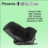 Siege auto isofix - NANIA - PHoeNIX - Groupe 0/1/2/3 - I-Size - Pivota