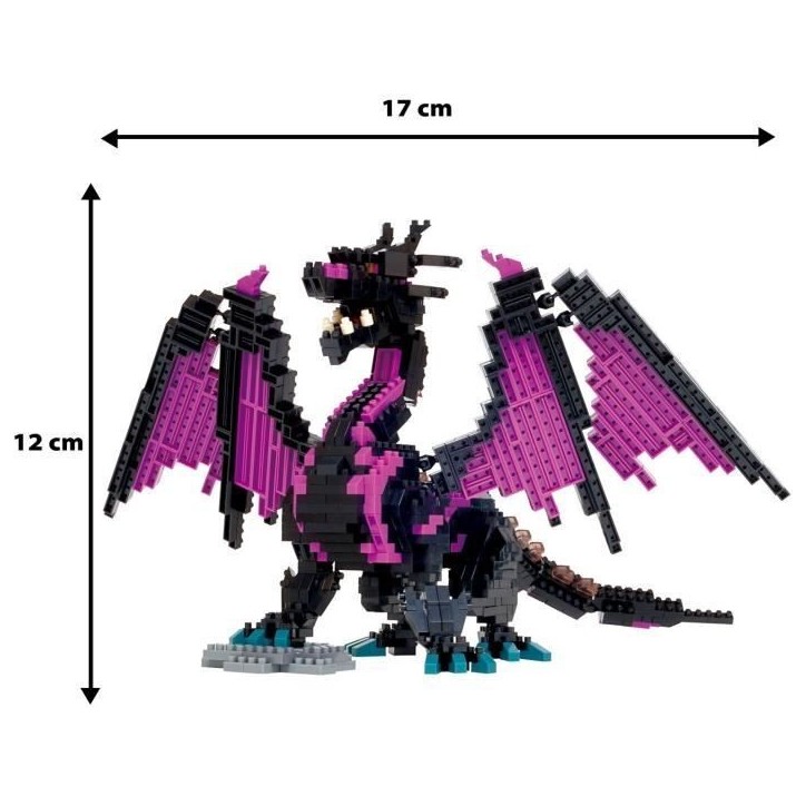 Figurine en briques - BANDAI - NANOBLOCK - Dragon Deluxe - 960 pcs Figurine en briques - BANDAI - NANOBLOCK - Dragon Deluxe - 960 pcs