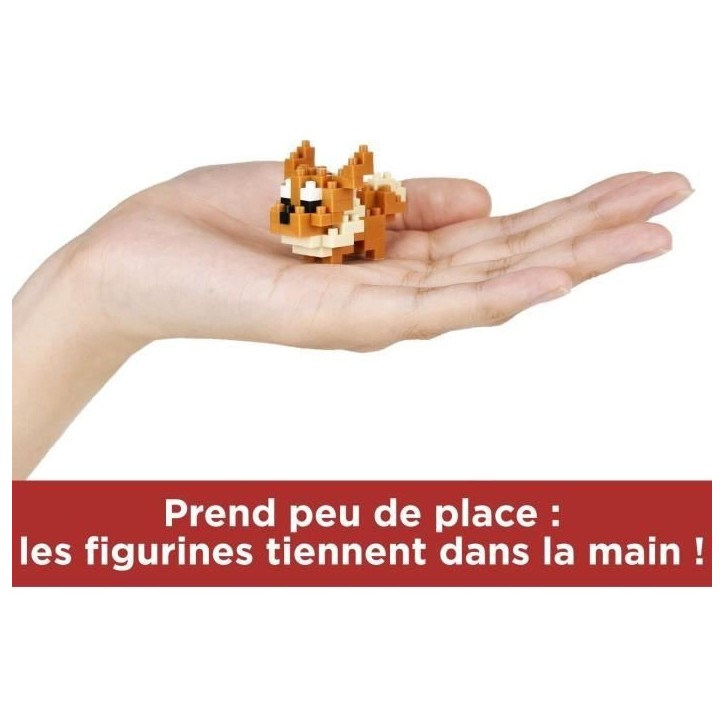 Coffret de 6 figurines en briques - BANDAI - NANOBLOCK - Pack Pokémon type Normal Coffret de 6 figurines en briques - BANDAI - NANOBLOCK - Pack Pokémon type Normal