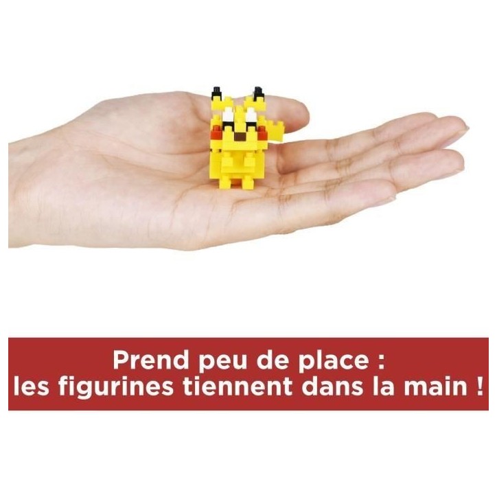 Coffret de 6 figurines en briques - BANDAI - NANOBLOCK - Pack Pokémon type Électrique Coffret de 6 figurines en briques - BANDAI - NANOBLOCK - Pack Pokémon type Électrique