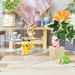 Coffret de 6 figurines en briques - BANDAI - NANOBLOCK - Pack Pokémon