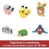 Coffret de 6 figurines en briques - BANDAI - NANOBLOCK - Pack Pokémon