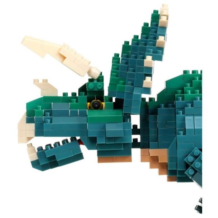 Figurine en briques - BANDAI - NANOBLOCK - Triceratops Deluxe - 930 pcs