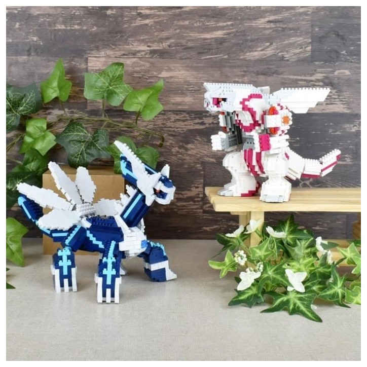 Figurine en briques - BANDAI - NANOBLOCK - Pokémon - Palkia - 1050 pcs Figurine en briques - BANDAI - NANOBLOCK - Pokémon - Palkia - 1050 pcs