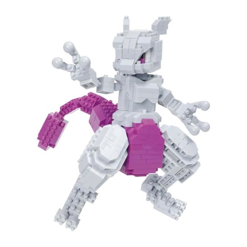 Figurine en briques - BANDAI - NANOBLOCK - Pokémon - Mewtwo Figurine en briques - BANDAI - NANOBLOCK - Pokémon - Mewtwo
