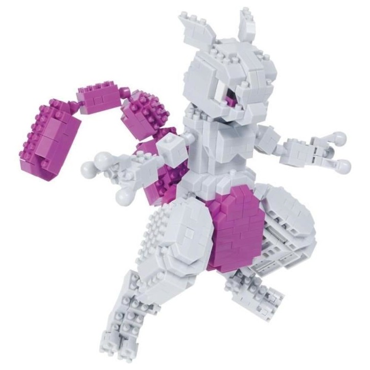Figurine en briques - BANDAI - NANOBLOCK - Pokémon - Mewtwo