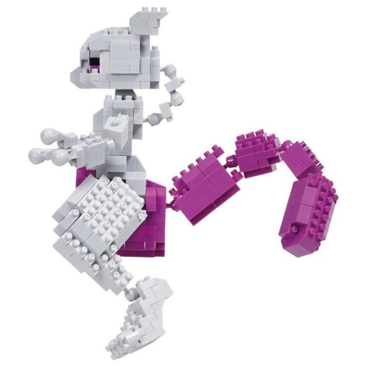 Figurine en briques - BANDAI - NANOBLOCK - Pokémon - Mewtwo
