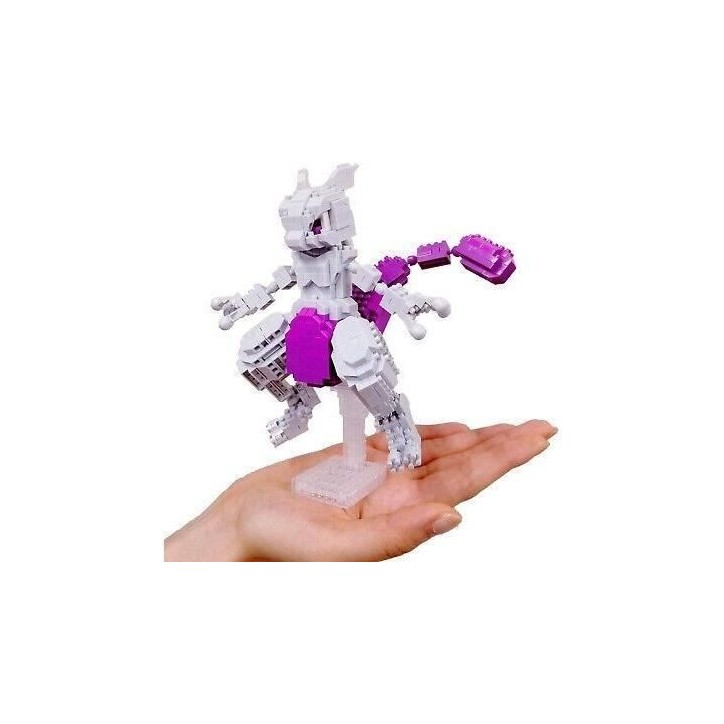 Figurine en briques - BANDAI - NANOBLOCK - Pokémon - Mewtwo