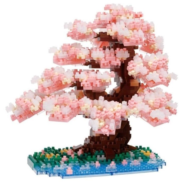 Figurine en briques - BANDAI - NANOBLOCK - Cerisier en fleurs Deluxe - 990 pcs Figurine en briques - BANDAI - NANOBLOCK - Cerisier en fleurs Deluxe - 990 pcs