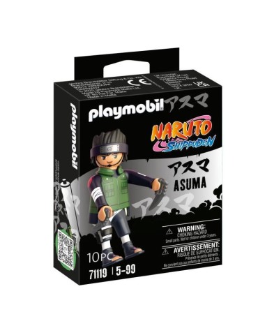 Figurine - PLAYMOBIL - Asuma - Naruto Shippuden - Vert - Multicolore - Enfant