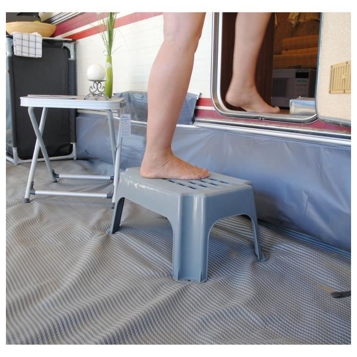 Marchepieds fixe - OPTIMA - Polypropyleme renforcé - Surface antidérapante - 150 kg max - 420 x 240 x 280 mm