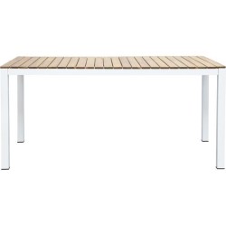 Table de jardin rectangulaire en bois d'Acacia - 6 personnes - l160 x