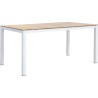 Table de jardin rectangulaire en bois d'Acacia - 6 personnes - l160 x