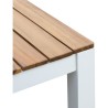 Table de jardin rectangulaire en bois d'Acacia - 6 personnes - l160 x