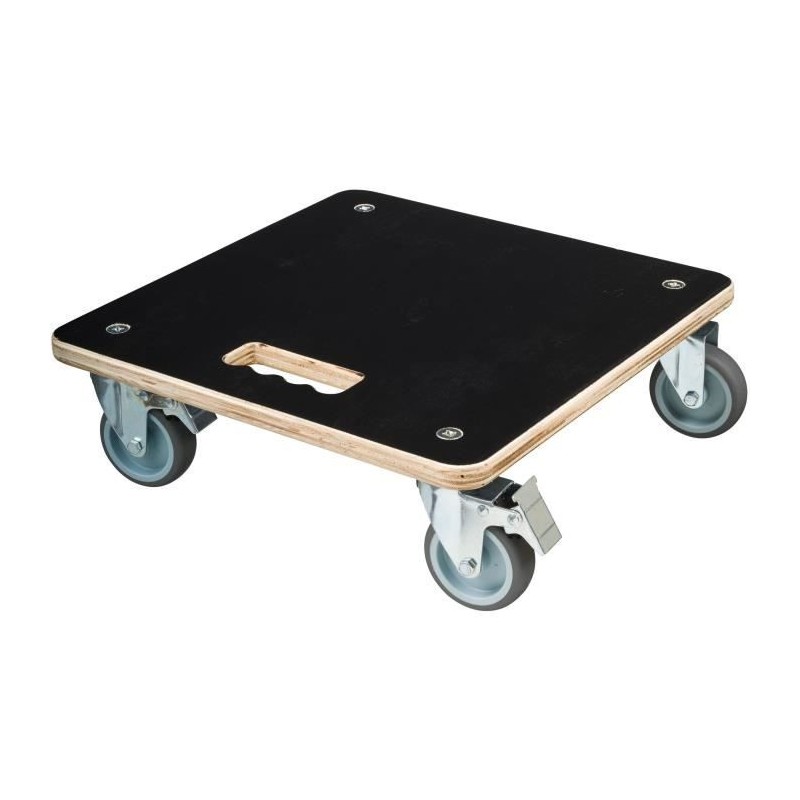 Tablette a roulettes pour plantes - NATURE - Chariot a plantes carré