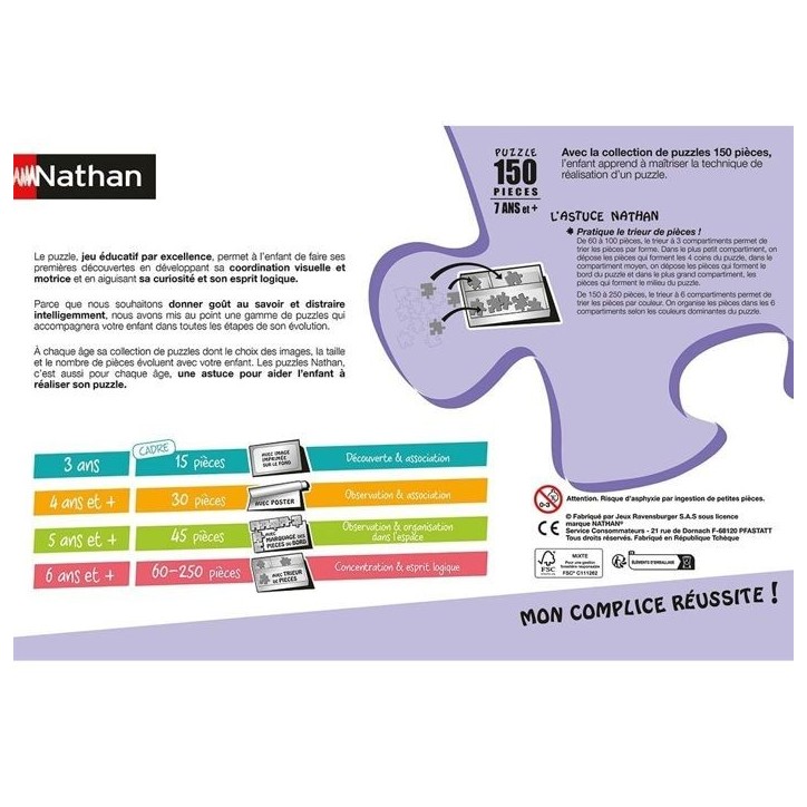 Puzzle Nathan Mortel Anniversaire Mortelle Adele - NATHAN - 150 pieces - Dessins animés et BD - Enfant Puzzle Nathan Mortel Anniversaire Mortelle Adele - NATHAN - 150 pieces - Dessins animés et BD - Enfant
