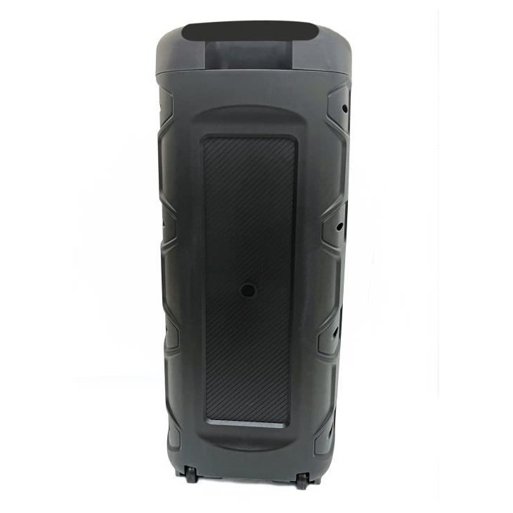 Enceinte Karaoké lumineuse - INOVALLEY - KA123-XXL - Bluetooth V5.0 - 75 cm - 900 W - Noir