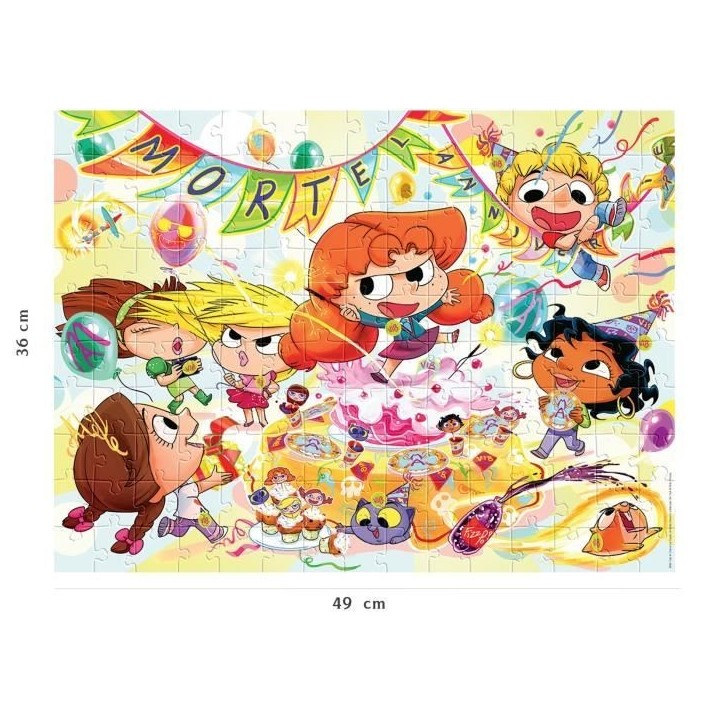 Puzzle Nathan Mortel Anniversaire Mortelle Adele - NATHAN - 150 pieces - Dessins animés et BD - Enfant Puzzle Nathan Mortel Anniversaire Mortelle Adele - NATHAN - 150 pieces - Dessins animés et BD - Enfant
