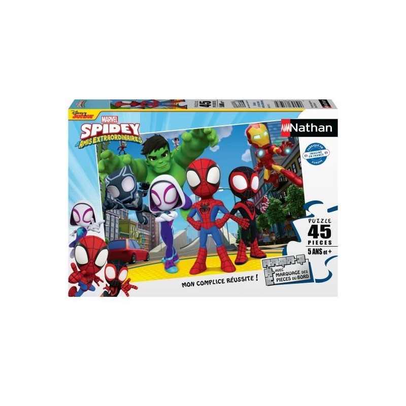 Puzzle Spidey et ses amis 45 pieces - Dessins animés et BD - NATHAN - Puzzle Spidey et ses amis 45 pieces - Dessins animés et BD - NATHAN -