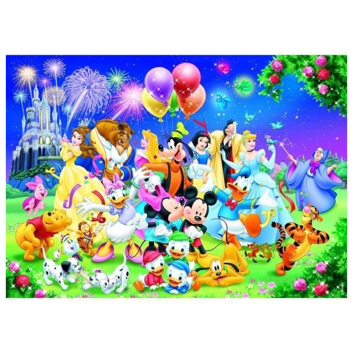 Ravensburger–Numéro d'Art format 18x24cm–Stitch–Kit de peinture par numéros–Activité détente et créative–Des 7 an