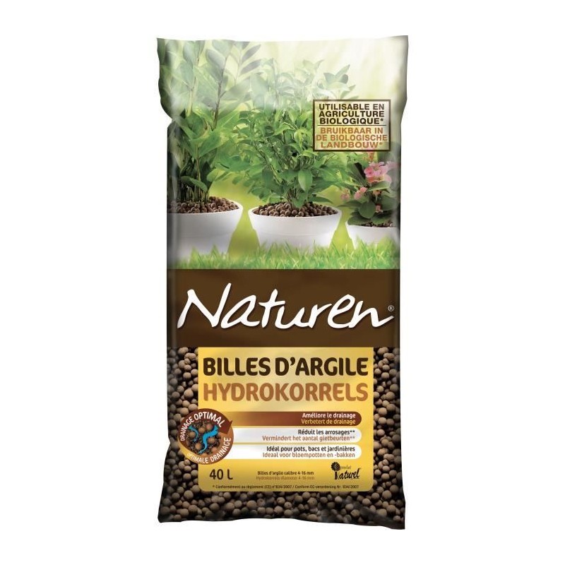 NATUREN Billes d'Argile - 40L