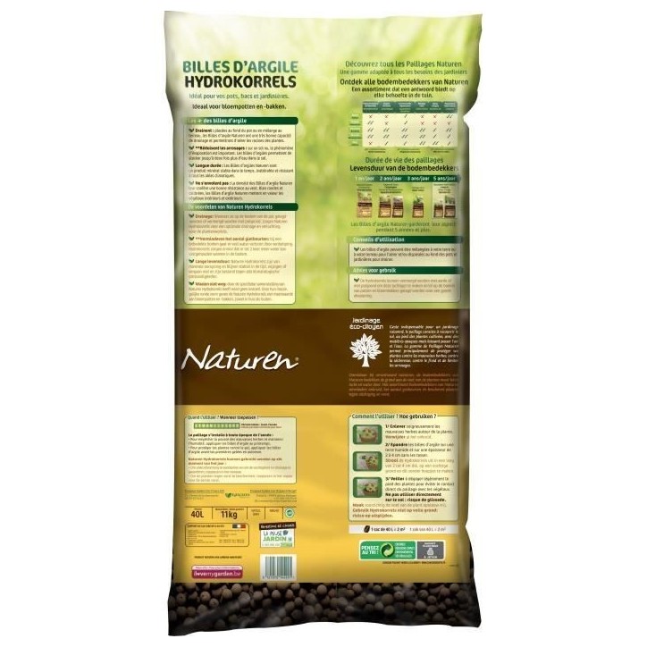 NATUREN Billes d'Argile - 40L NATUREN Billes d'Argile - 40L