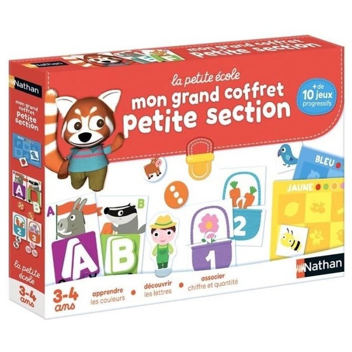 Jeu éducatif - NATHAN - La Petite Ecole - Mon Grand Coffret Petite Section Jeu éducatif - NATHAN - La Petite Ecole - Mon Grand Coffret Petite Section