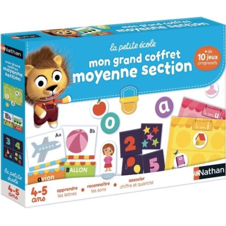 Jeu éducatif - NATHAN - La Petite Ecole - Mon Grand Coffret Moyenne S