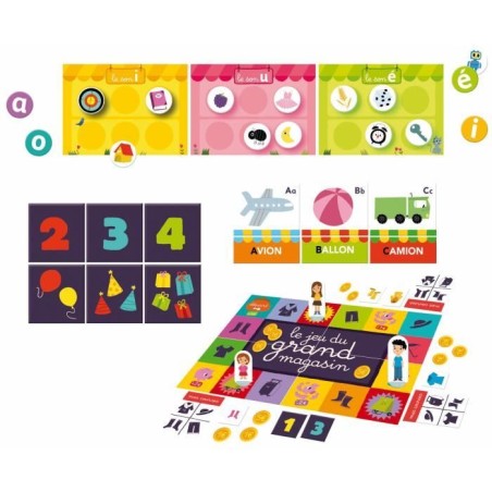 Jeu éducatif - NATHAN - La Petite Ecole - Mon Grand Coffret Moyenne Section