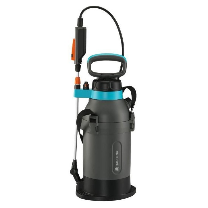 GARDENA Pulvérisateur a pression préalable Plus – Contenance réservoir 5L – Longueur tuyau 150cm – Pression max 3 bar GARDENA Pulvérisateur a pression préalable Plus – Contenance réservoir 5L – Longueur tuyau 150cm – Pression max 3 bar