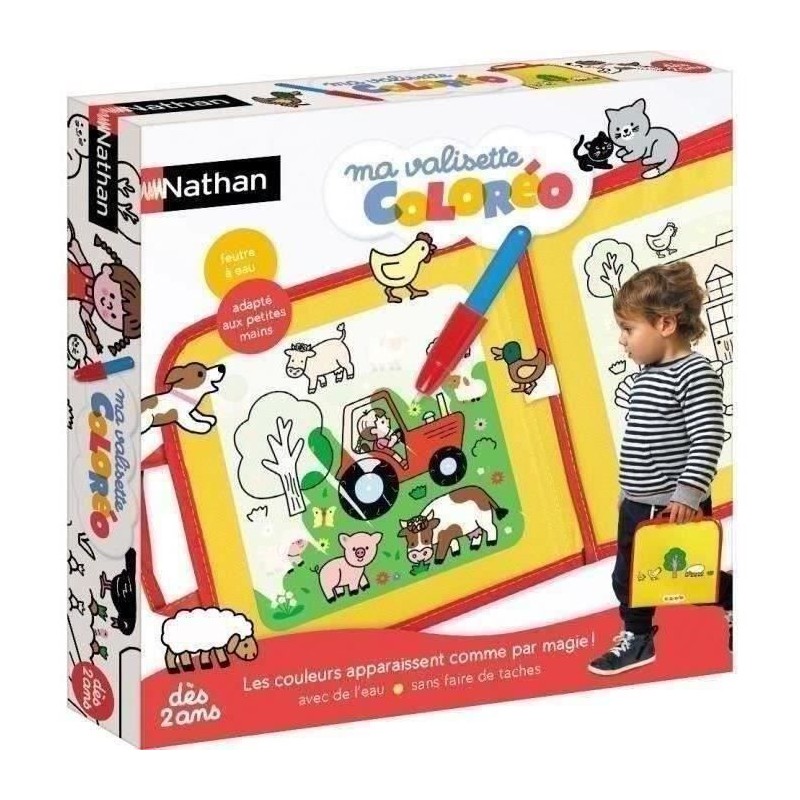 Jeu créatif - NATHAN - MA VALISETTE COLOREO - Coloriage magique a l'e Jeu créatif - NATHAN - MA VALISETTE COLOREO - Coloriage magique a l'e