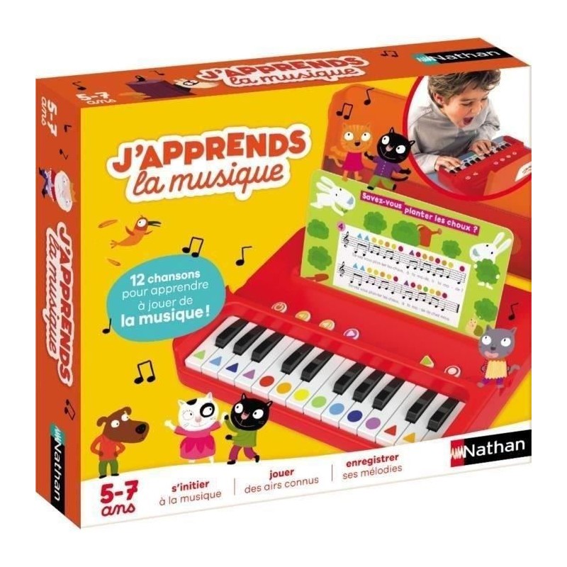 J'APPRENDS LA MUSIQUE 2024 - Jeu musical - NATHAN - Initiez-vous a la