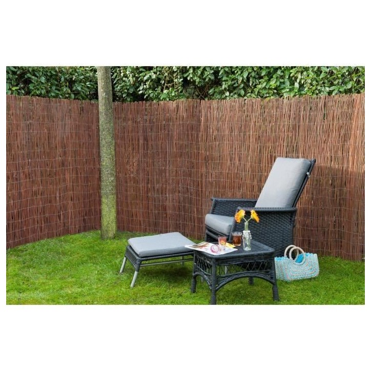 Canisse fagot d'osier fin - NATURE - 1 x 3 m - Occultant 4/5 Canisse fagot d'osier fin - NATURE - 1 x 3 m - Occultant 4/5