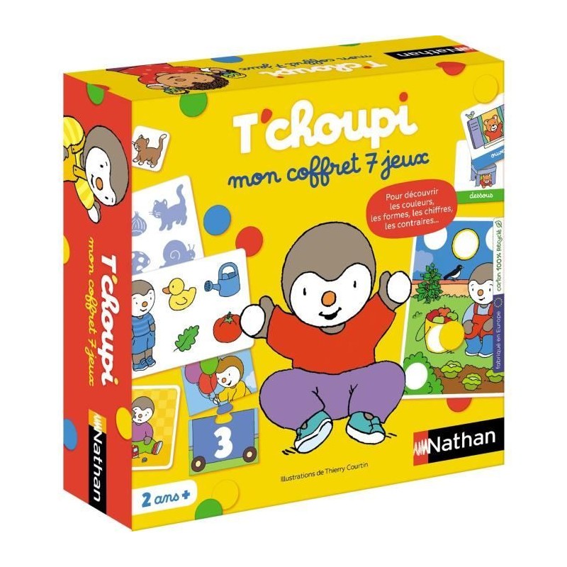 T'CHOUPI Mon coffret 7 jeux - Jeux éducatifs - NATHAN - Des 2 ans T'CHOUPI Mon coffret 7 jeux - Jeux éducatifs - NATHAN - Des 2 ans